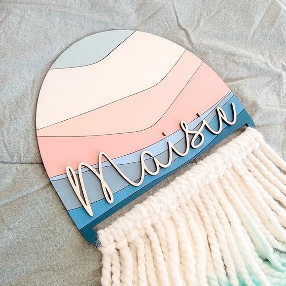 Custom Nursery Baby Signs - Picture 2 of 5